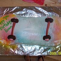 Skate Board Cake 