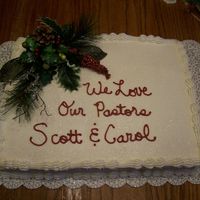 Pastor Appreciation This was for our pastors