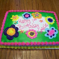 Flower Power This was made to match the party napkins