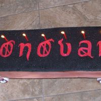 Donovan's Skateboard This was for my nephew, it was cake on an actual full size skatebaord that I lit candles on and wheeled it out in front of. He loved it!...