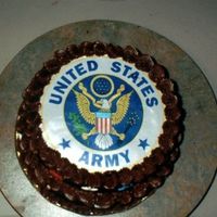Army Groom's Cake 