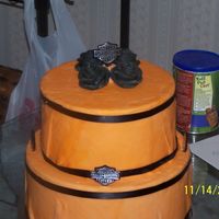 Harely Dummy Cake this is a dummy cake my first attempt at coloring like this. I made it for my husband! commentaway :)