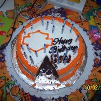 Harley Cake My first attempt at a birthday cake...just a classic vanilla cak with BC icing!please comment..i can take it..lol