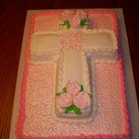 Christening This was for my Grand Daughter's Christening All BC with choc and vanilla cake.Thanks for looking
