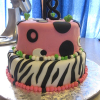 18Th Birthday Cake This was my first time making MMF. Where has it been all my life?!?!
