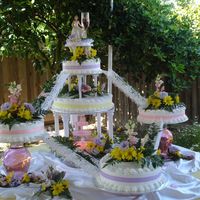 15 Primaveras pastel para una hermosa quincea&Atilde;&plusmn;era, donde el tema principal era, sus quince primaveras, en cuatro sabores...