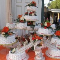 Minonono pastel de quince pisos de cuatro sabores diferentes