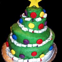 Oh Christmas Tree This was my first try covering a cake with fondant. It turned out pretty well but then it started to rain as I was going to the Christmas...