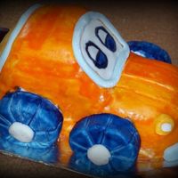 Car I made this for my son, with inspiration from this site. It was for his 1st bday.