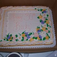 Floral Birthday All buttercream