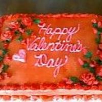 Valentine's Day I really do not like this cake AT ALL but it was just for practice anyway. Thanks for looking!