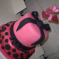 Birthday Cake This was for my sisters Birthday she loves Ladybeetles/birds so i kept this in mind.