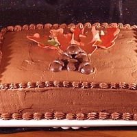 Acorns And Oak Leaves This is a simple fall cake