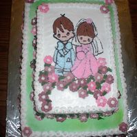 Wedding Shower I made this cake for a wedding shower. This is what was on the front of their shower invitations.