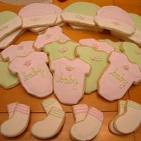 Baby Shower Onesie Cookies 