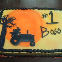 Boss's Day Yes, that's right. A witch on a tractor. My boss's favorite holiday is Halloween and she loves witches. She also belongs to a...