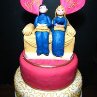 Traditional Malay Wedding For a Malay traditional wedding, where the bride & groom sit on a dais and guests go up to them to congratulate them. Figurines...