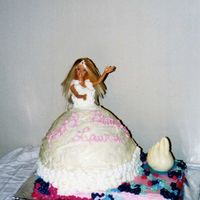 Barbie Cake Like everyone else, I got this idea from Martha Stewart...To be honest It's not all cake, I couldn't figure out how to bake the...