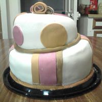 Topsy_Turvy_Cake.jpg This is my first shot at a topsy turvey cake. I don't know why my fondant always looks so messy. Anyway I was in a hurry and sick, I...