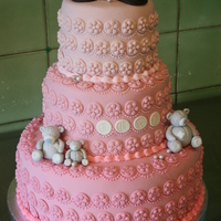 Pink Pink strawberry cake