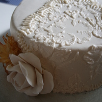 Lace Veil A first draft of a weddingcake I'll be making in july.