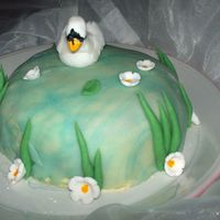 Swan Cake 