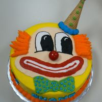 Clown Cake This is a cake I made for one of my co-workers. He is deathly afraid of clowns. We all thought we was going to freak out it but he loved...