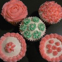 Cupcakes These are cupcakes I made during Wilton Course 1
