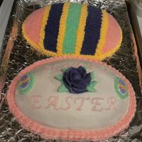 Easter Eggs These are cakes that I made for my family for Easter last year.