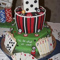 Casino Cake Did this cake for my DH's boss's birthday. I got the idea from one of the reader submissions in American Cake Decorating this...