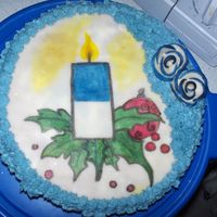 Finlands Independece Day December 6 We celebrate our independece today, and here's a cake for party. :) (In Finland is still december 6, clock is 11.13 PM)