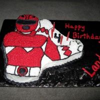 Red Power Ranger This was done for a friend's little boy. I was not happy with the details but he loved it and I guess that is all that matters. All BC...