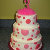 Birthday Cake This was done for a friend's little girl's 3rd birthday. She liked the one I did last Christmas in green/red so we just changed...
