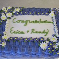 Bridal Shower Daisy Cake I made this cake for a bridal shower for a friend's daughter. My basketweave turned out a little rough, so I used lots of flowers to...