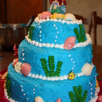 Little Mermaid Cake 