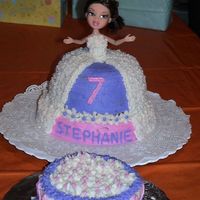 Bratz_Cake.jpg This is the Bratz cake I made for my daughter's 7th Birthday, I made the cake few weeks ago. I used my techniques I learned at my cake...