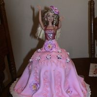 Pink Barbie Cake I made this cake for my best friend, she love the cake I made for my daughter's birthday and she wanted a barbie cake too. I used...