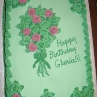 Rose Bouquet Birthday cake for a family member.