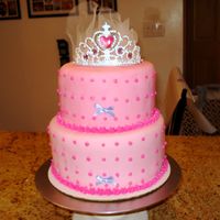Princess Cake 2 tier birthday cake