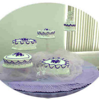 Heart Cascade Wedding Cake 