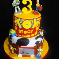 Brian's Toy Story All MMF. Almost the exact same design as another Toy Story cake that is in my gallery.