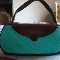 Purse Purse made of Fondant for 30th birthday.