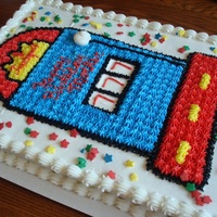 Slot Machine Birthday Cake Al BC icing, cake for co-workers mother.
