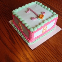 1St Birthday Smash Cake Smash cake for 1st birthday girl.