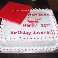 Gradu.jpg this is white cake and whipped icing lemon filling, Decorations are made of fondant and since I'm not good yet making letters I made...