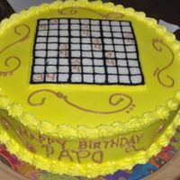 Sudoku Cake Yellow cake with FBCT. Made this for my brother's 34th birthday, he's a sudoky freak. He loved it. Someone actually thought I had...