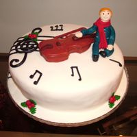 Stradivarius This cake was made for a 6 year old violin student, but chosen by his mother. Everybody loved it except the boy, because he prefered Dragon...