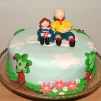 Sweet Ruca And Rosita This is a cake to satisfy a 3 old girl who loves this cartoon character. Her mother loved it, i hope the little girl loved it too.
