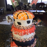 Basketball Sweet Sixteen For A Panther This sporty girl was turning 16 and wanted to celebrate her school and favorite sport, basketball. It is iced in BC with decorations in...