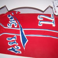 All Star Jersey made to match a customers all star team jersey. fondant with ri